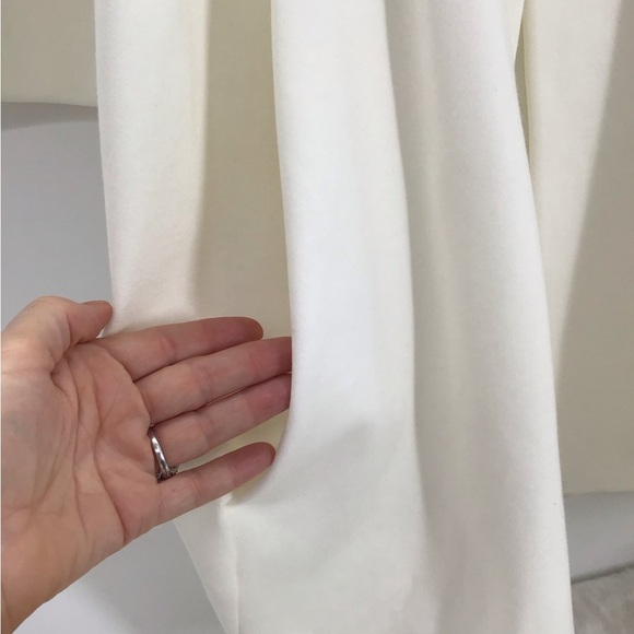 Joseph Ribkoff Classic Cocoon Jacket Coat Scuba Fabric Career Creme Size 14 - Picture 2 of 10